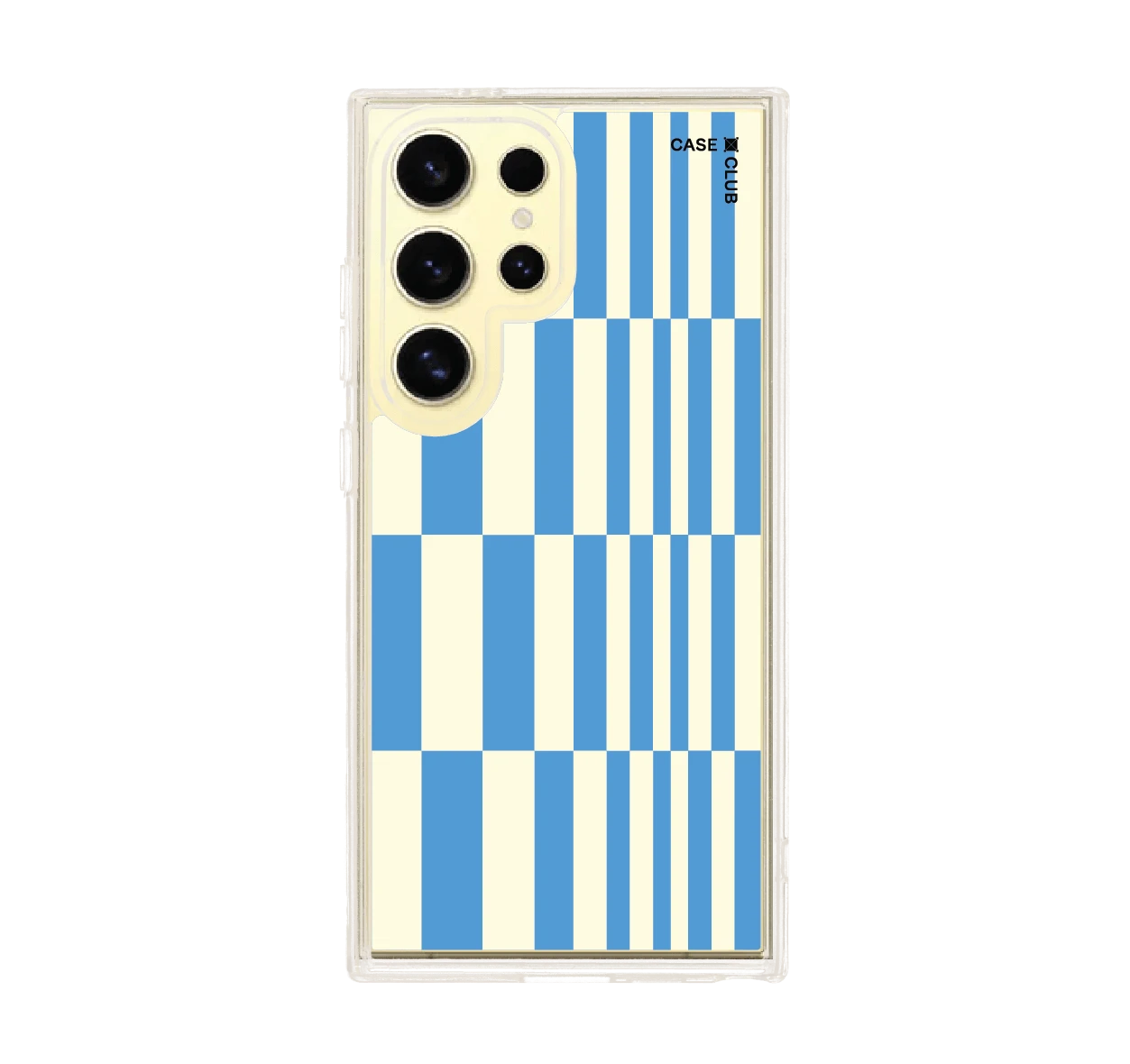 blue asymmetrical textile